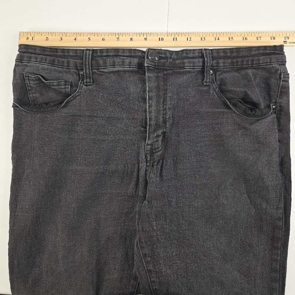 Fashion Nova NovaMen Men's Black Wash Jeans Size 38X30 Stretchy B-2928 - Picture 7 of 11